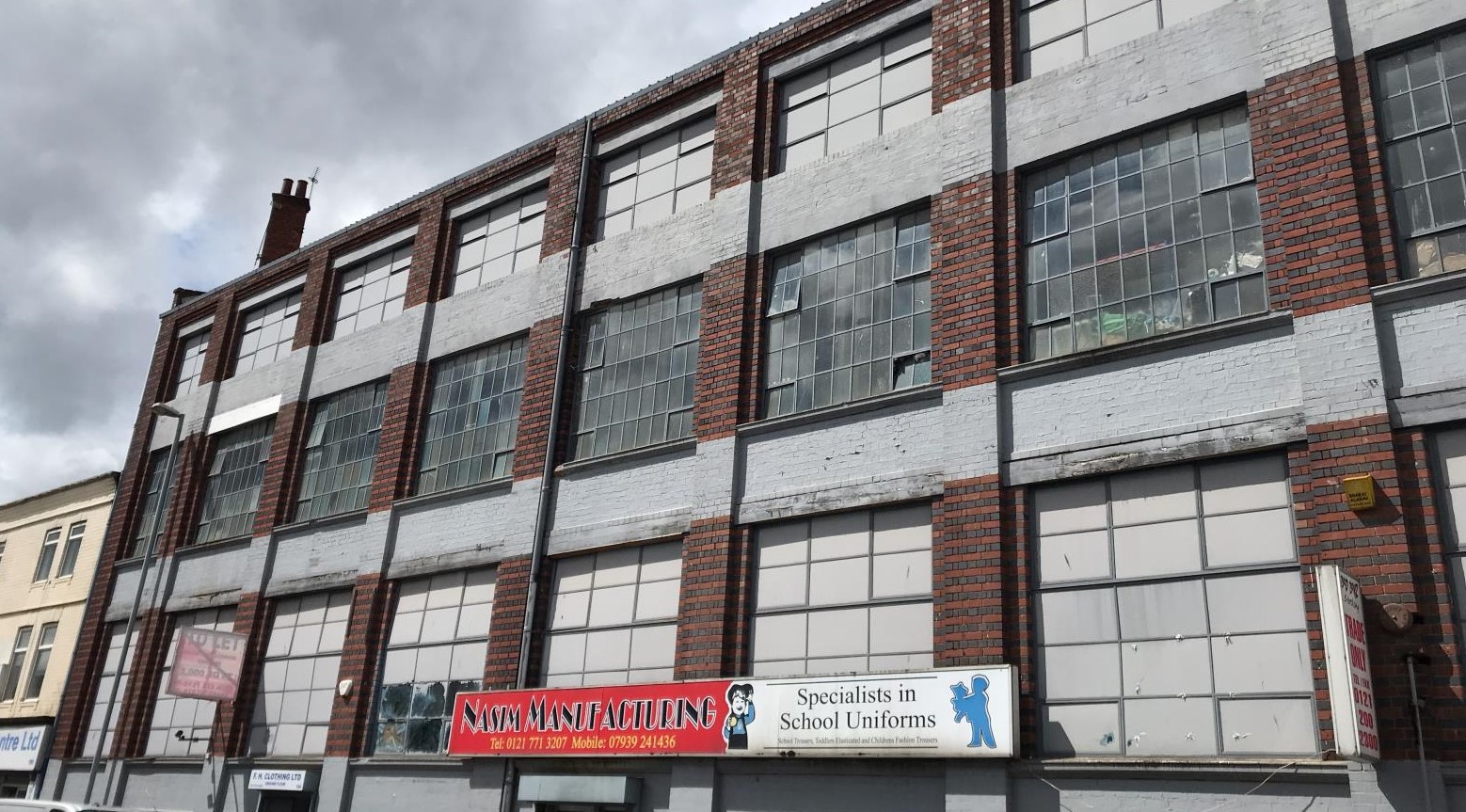 Nightingale Knitwear Factory Birmingham facade